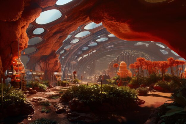 Mars Biodome ontketent de kunstzinnige hydroponische meesterschap geïnspireerd door de filmische pracht van Klaus