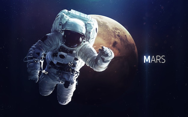 mars - high resolution beautiful art presents planet of the solar system