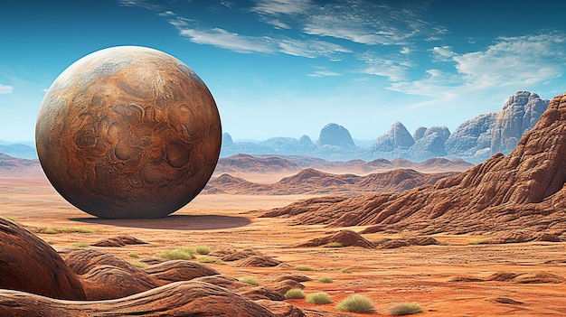 写真 火星の景色探査 高解像度写真