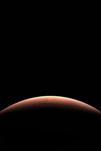 Mars in outer space