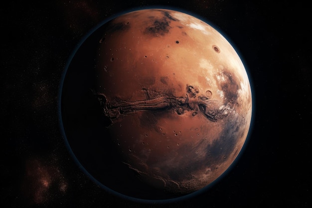 Mars planeet Genereer Ai