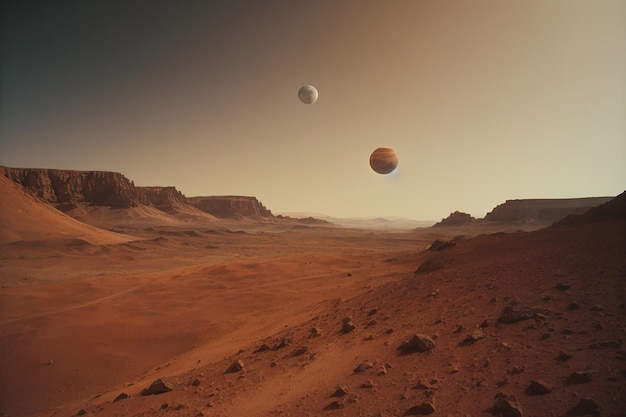 Foto mars-planeet