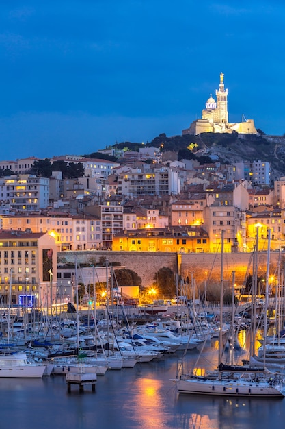 Marseille France night