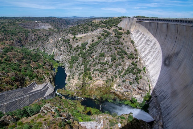 アーモンド貯水池の沼地サラマンカスペイン