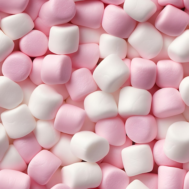 Marshmallow snoep naadloze patroon textuur