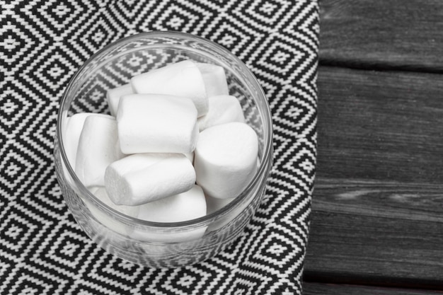 Marshmallows in a jar