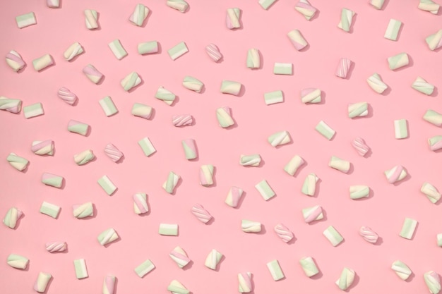 Foto marshmallows plat lag