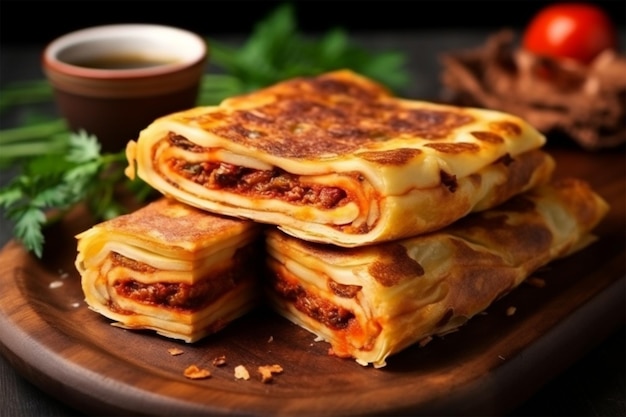 martabak telur or omelette murtabak savory