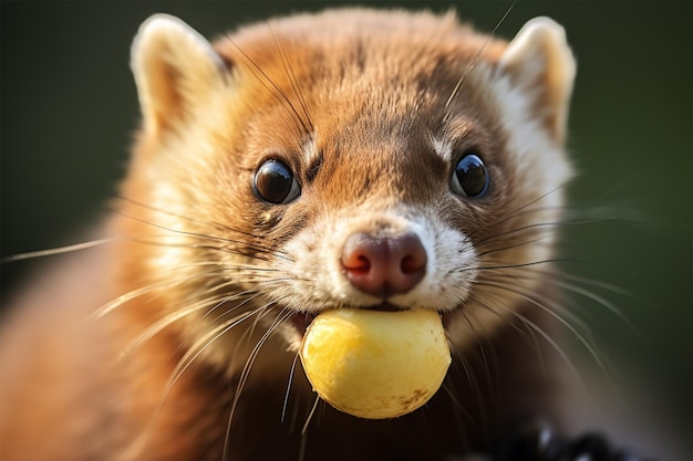 Photo marten close up