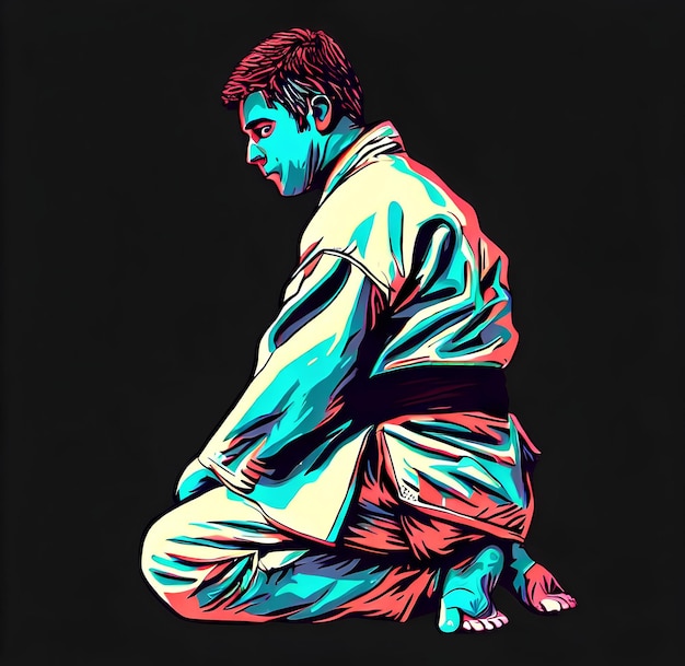 Martial Arts Illustration