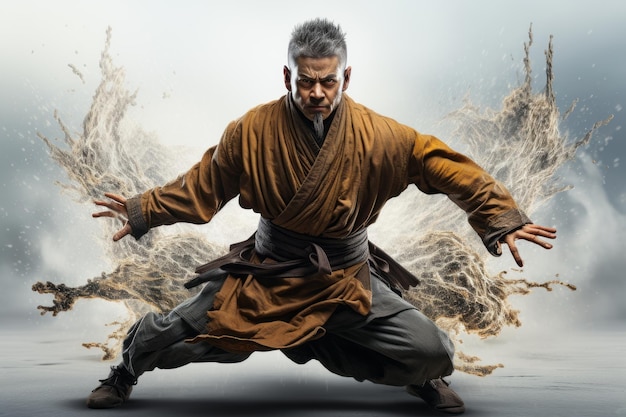 Фото martial arts man portrait strength concentration