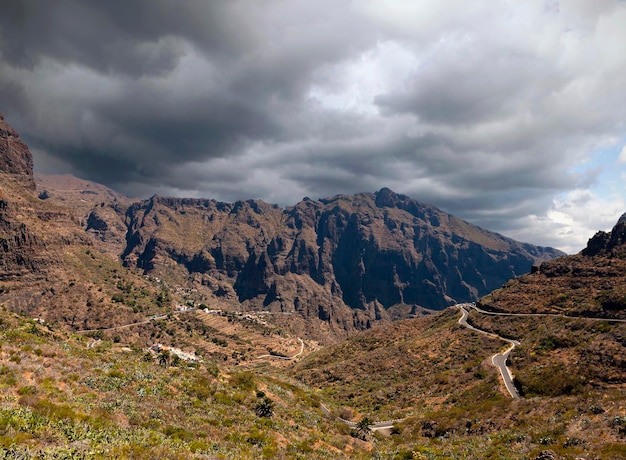 Teide 화산 테네리페 섬 근처 화성 풍경