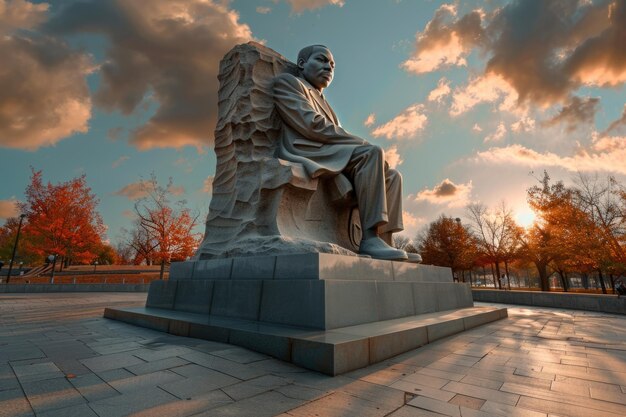 Martin Luther King Memorial in Washington DC, 14 februari 2024