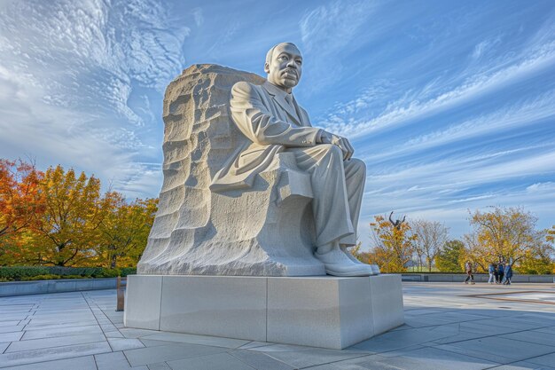 Martin Luther King Memorial in Washington DC, 14 februari 2024