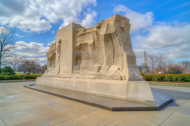 Foto martin luther king memorial a washington d.c. 14 febbraio 2024