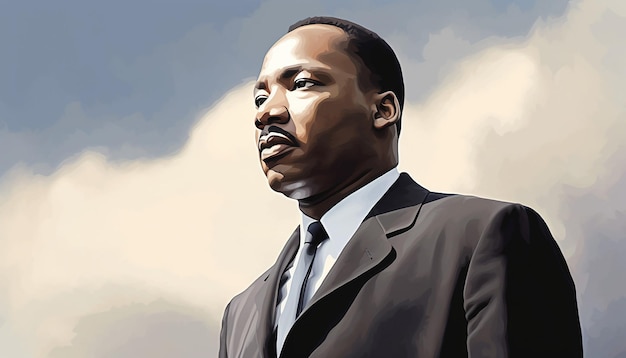 Martin Luther King tekenen