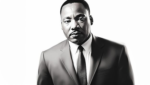 Martin Luther King tekenen