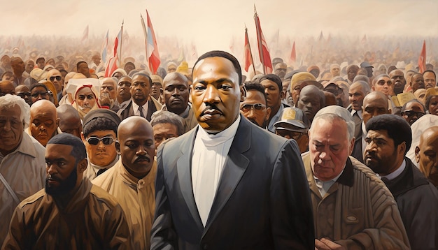 Martin Luther King tekenen