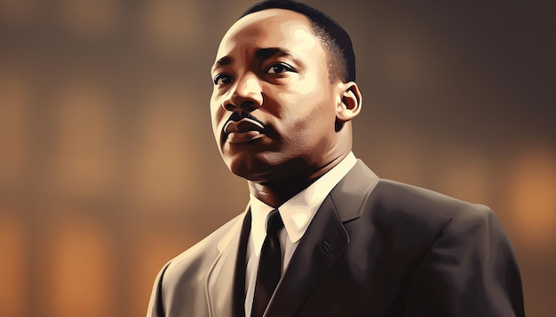 Martin Luther King tekenen