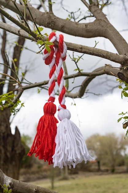 Martisor traditional decoration for the day of baba marta