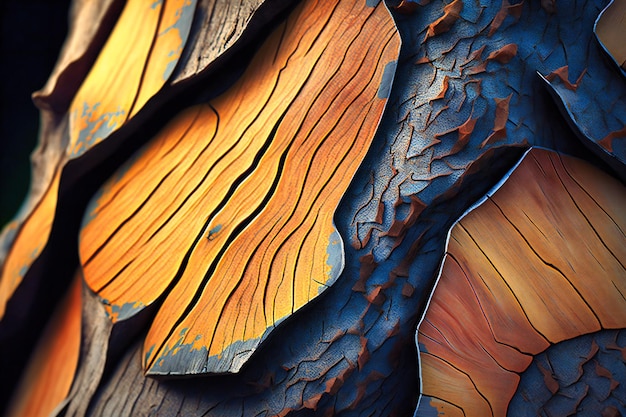 Marvel at the rich textures and patterns of tree bark telling the story of a tree39s life