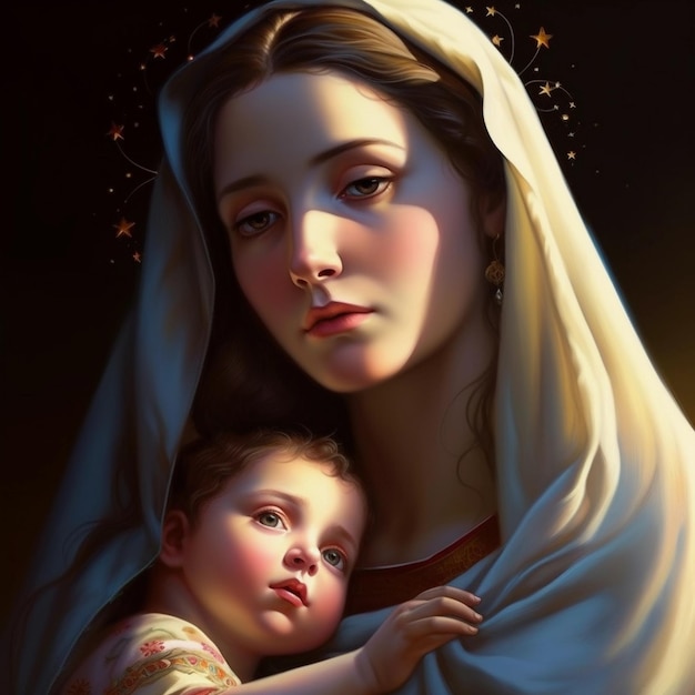 写真 メシアの母マリア 信仰の象徴