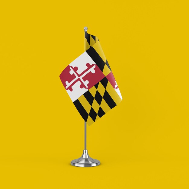 Maryland Table Flag