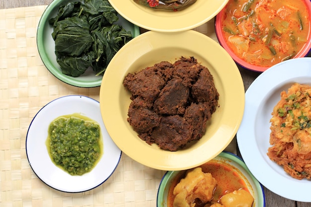 Masakan Padang or Padang Dishes