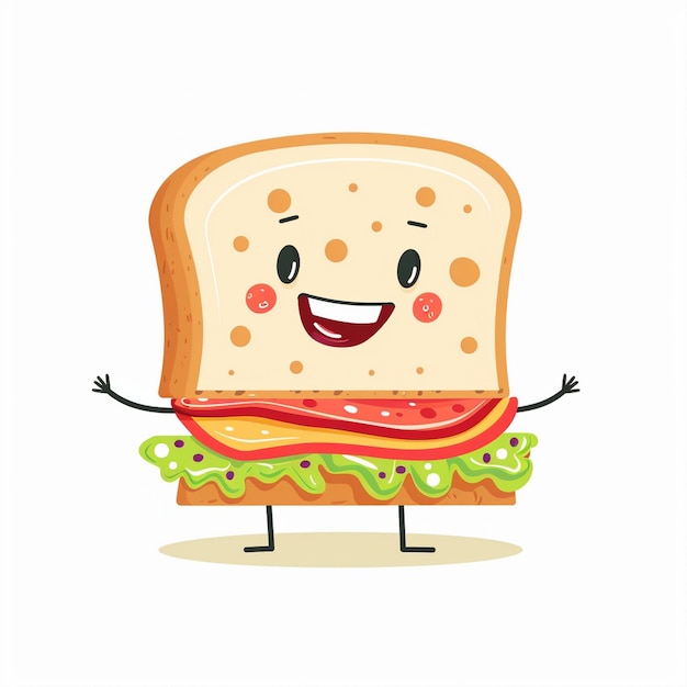 mascot cartoon design of emmental cheese with wink eye