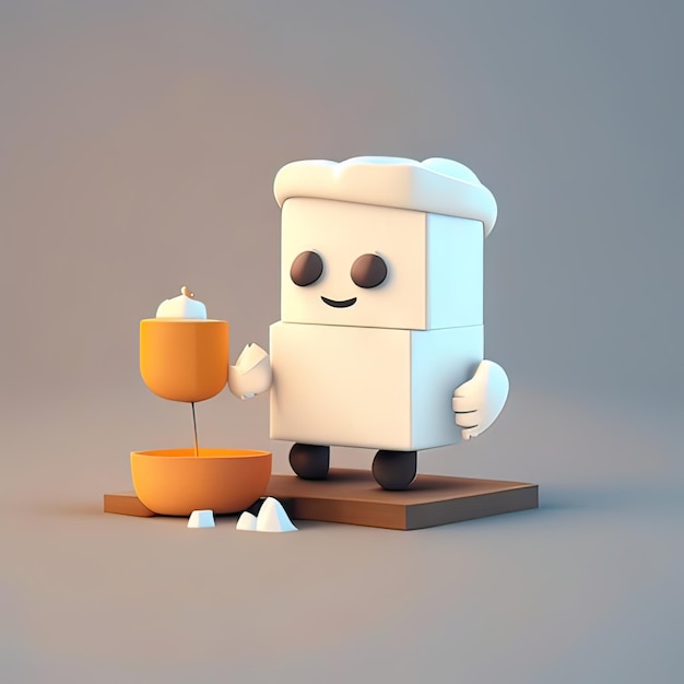 Mascot chef koken Generatieve AI