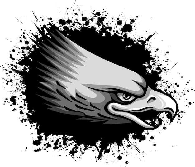 Mascot Head of an Eagle vector