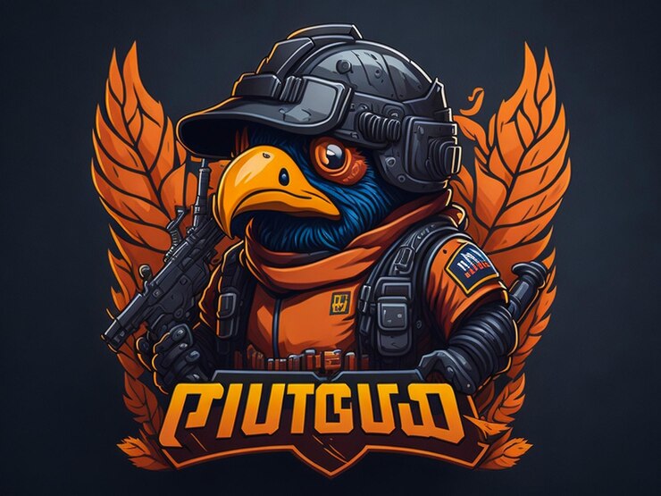 Photo mascot logo design vector illustration soldier with riffle logo illustration for mascot or symbol
