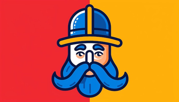 A mascot logo of a website that generates poems for sinterklaas