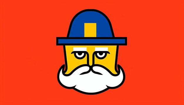 A mascot logo of a website that generates poems for sinterklaas