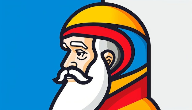 Photo a mascot logo of a website that generates poems for sinterklaas