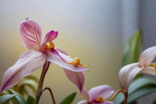 Masdevallia macro photo type of orchid