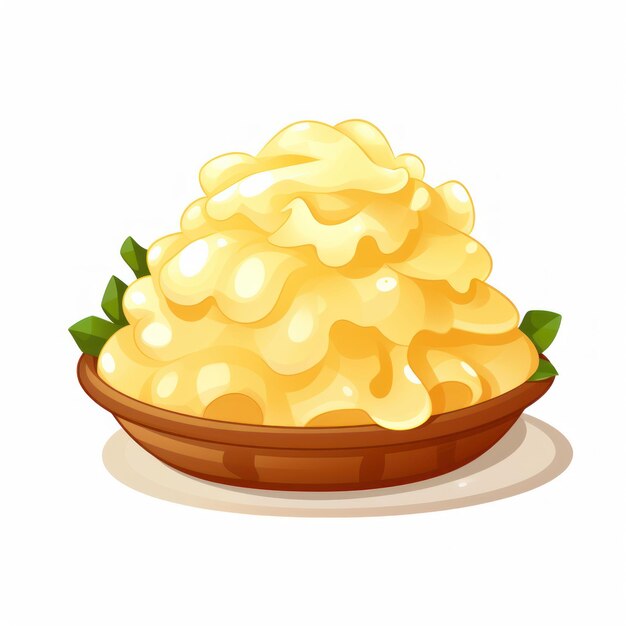 Photo mashed potatoes icon for the thanksgiving