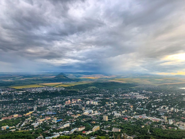 Photo mashyk mountain in pyatigorsk