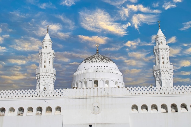 The Masjid alQiblatayn also spelt Masjid al Qiblatainis a mosque in Medina