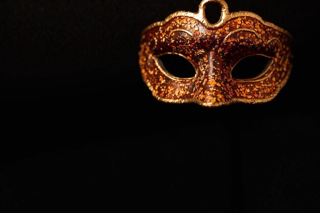 Mask on dark background