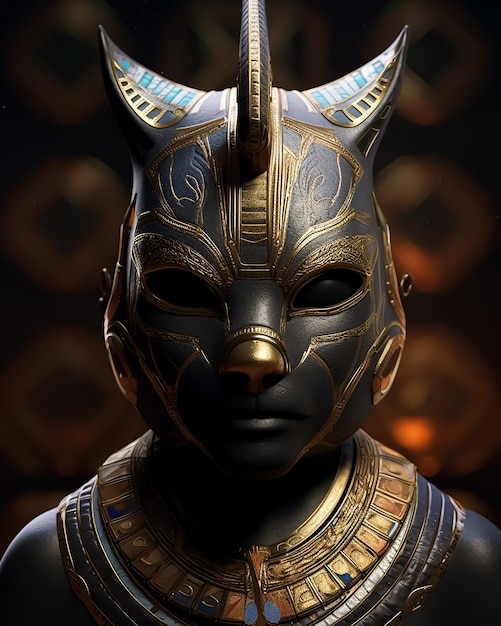 A mask for the egyptian queen