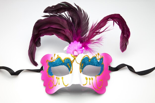 mask over white background