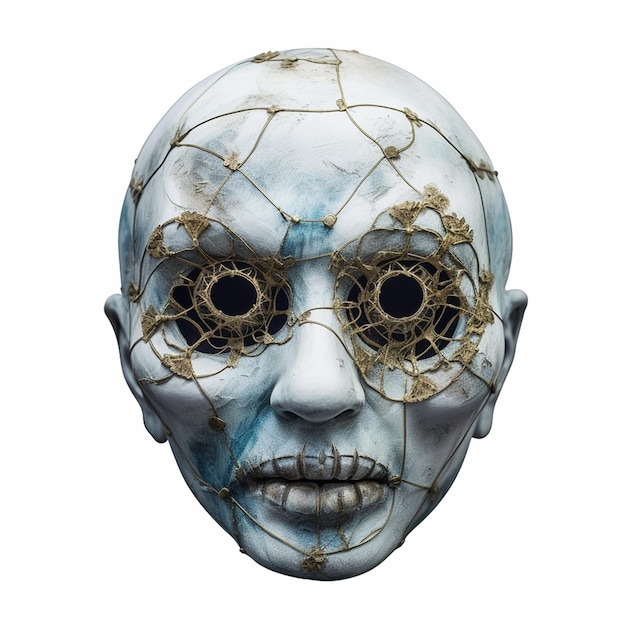 A mask with the word gears on it