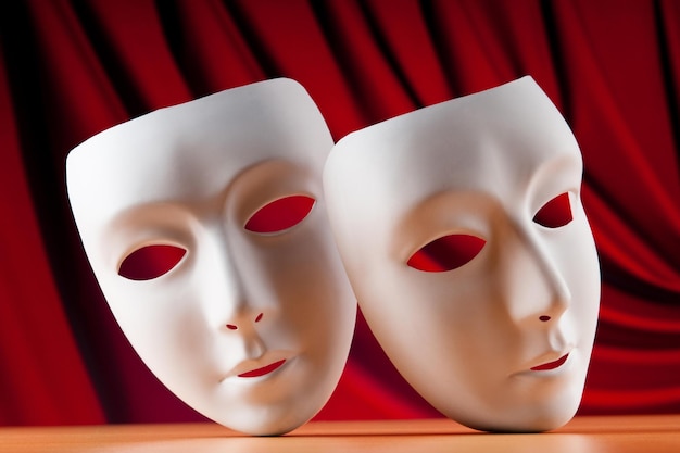 Masks with theater concept