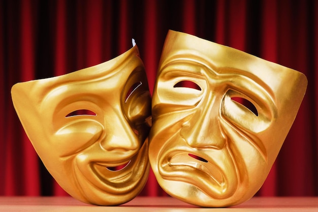 Masks with the theater concept