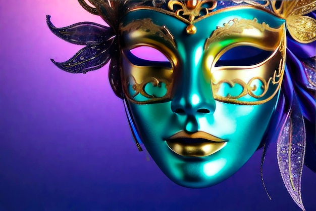 Masquerade magic concept venetian mask party