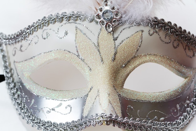 Masquerade mask isolated close up photo