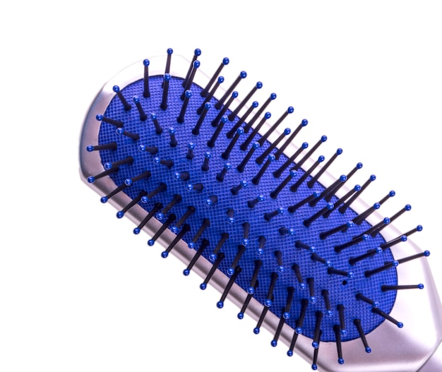 Massage black comb isolated