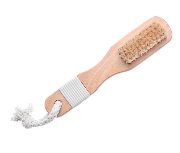 Massage brush isolated on white