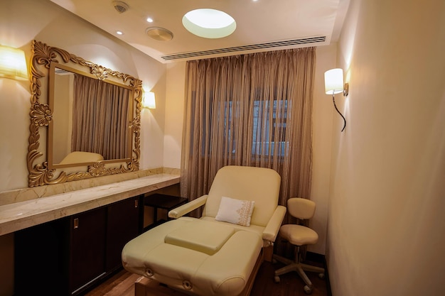 Massage salon. Nice and luxurious room in thai massage salon